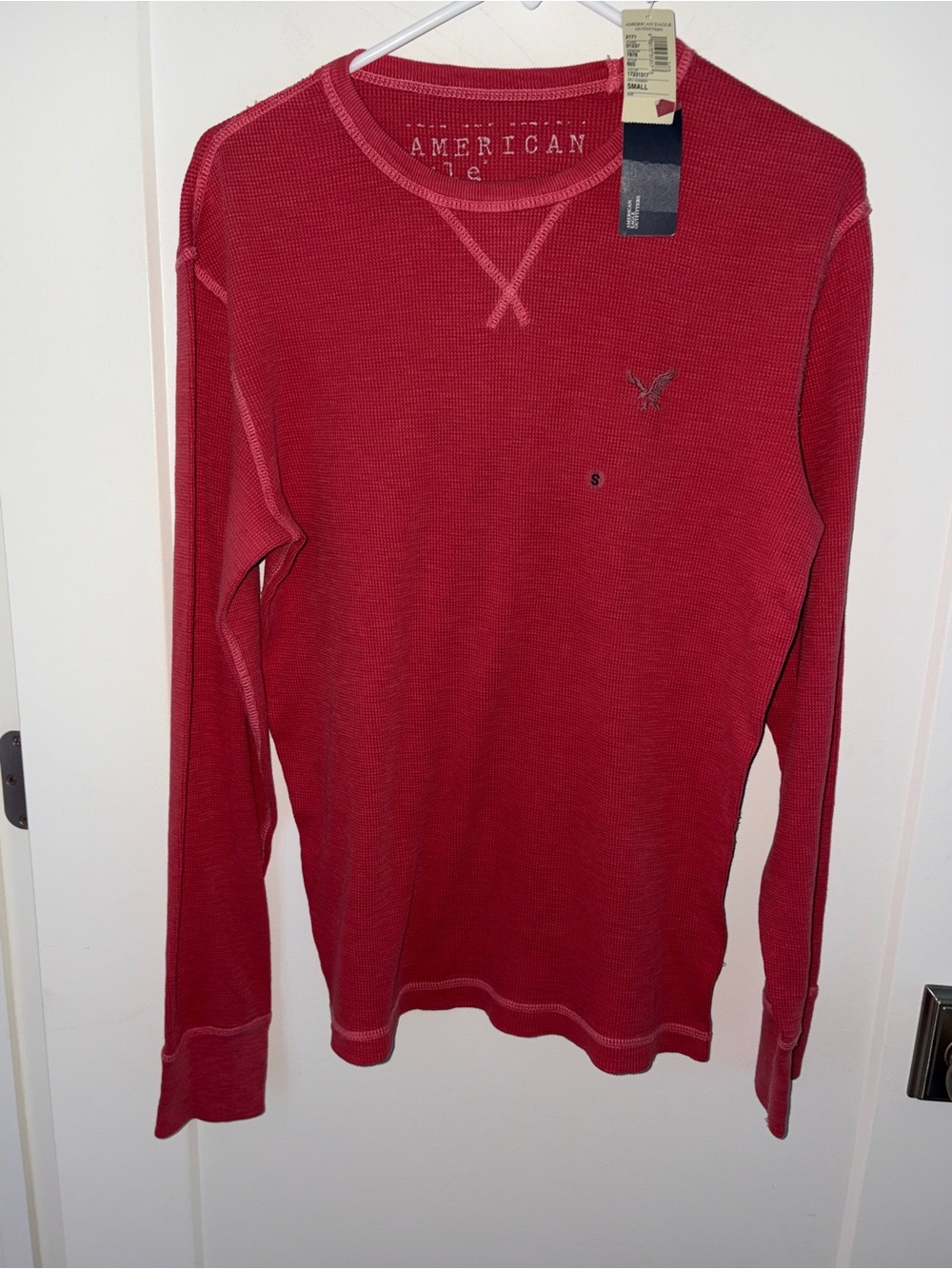 NWT American Eagle vintage fit thermal long sleeve shirt sz S